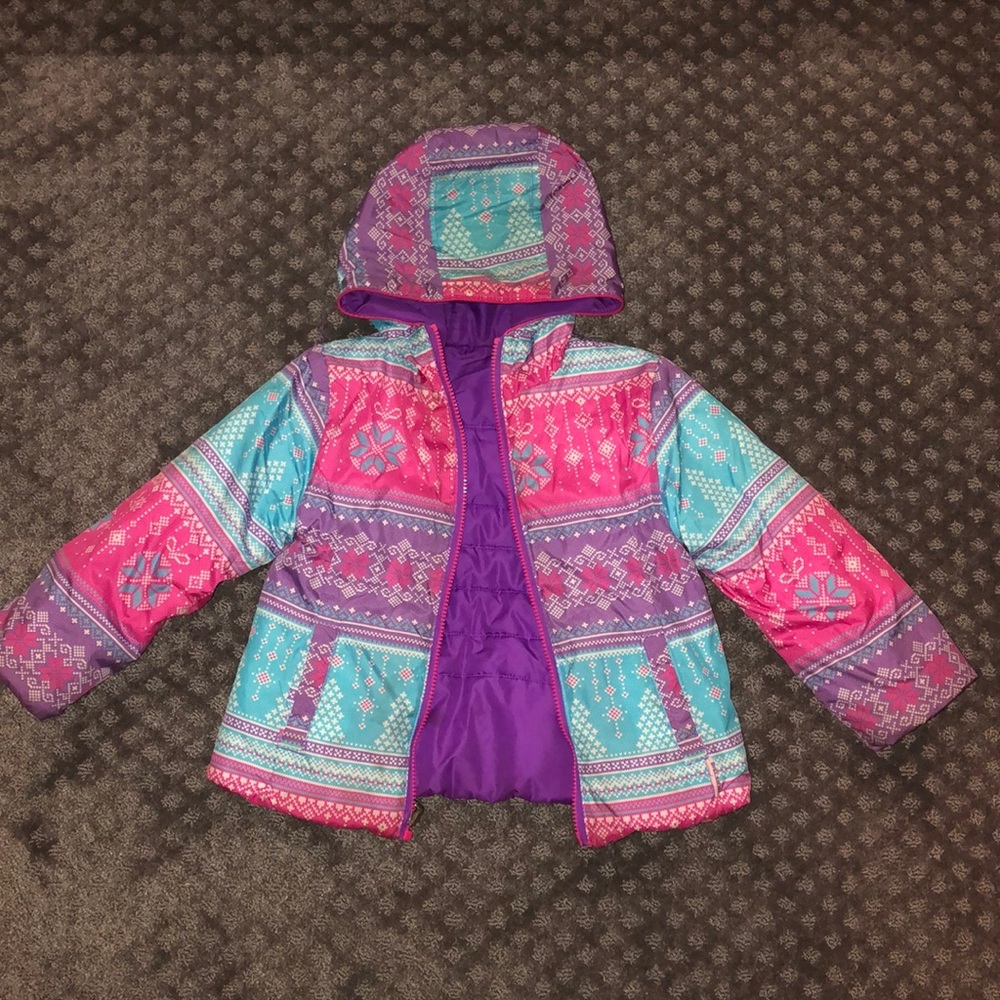 Girl’s winter jacket - reversible!